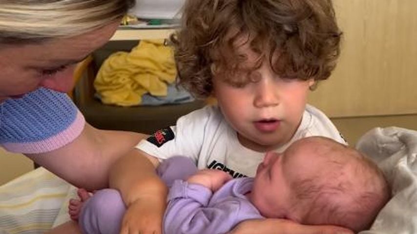 Tränen: Philipp und Vanessa Stehler begrüßen zweites Baby