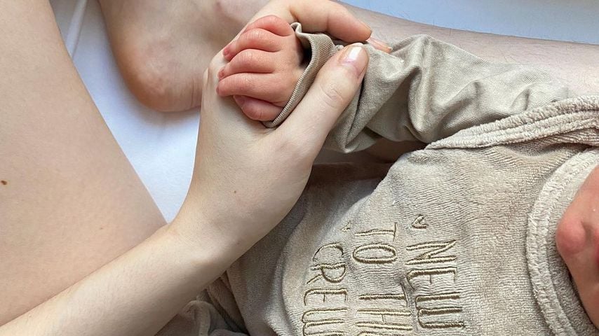 Vanessa Tamkan und ihr Sohn, Februar 2021