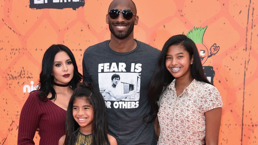 Vanessa und Kobe Bryant mit ihren Töchtern Gianna und Natalia (r.), Juli 2016