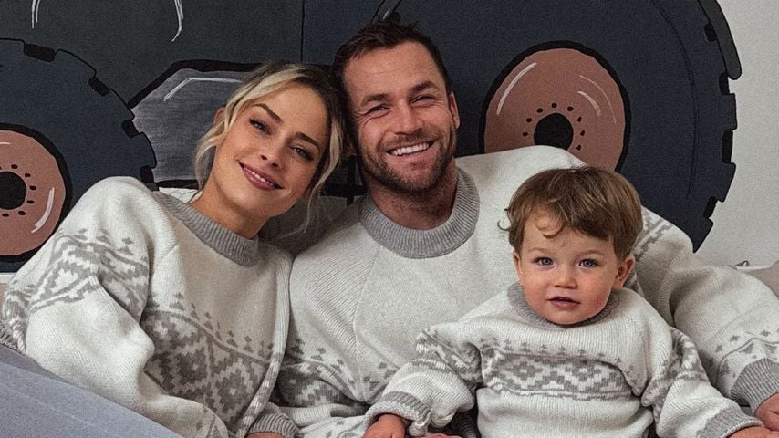 Vanessa und Philipp Stehler mit ihrem Sohn