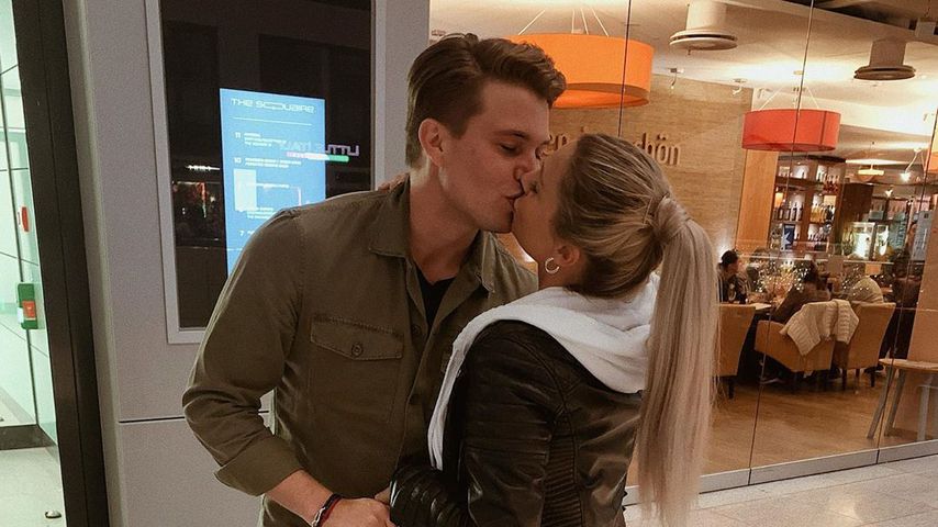 Raúl Richter und Vanessa Schmitt vor ihrem Dschungel-Abflug