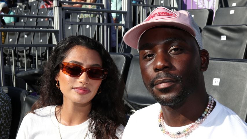 Vanessa White und ihr Mann Emmanuel Lawal bei den Championships im Queen's Club in London, Juni 2022
