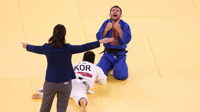 Vazha Margvelashvili bei den Olympischen Spielen 2020 in Tokio