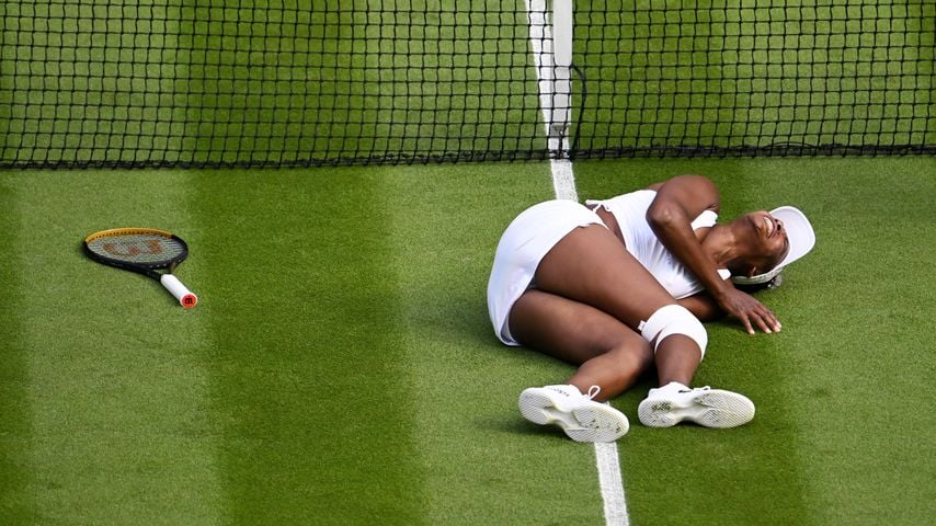 Venus Williams bei einem Tennisspiel