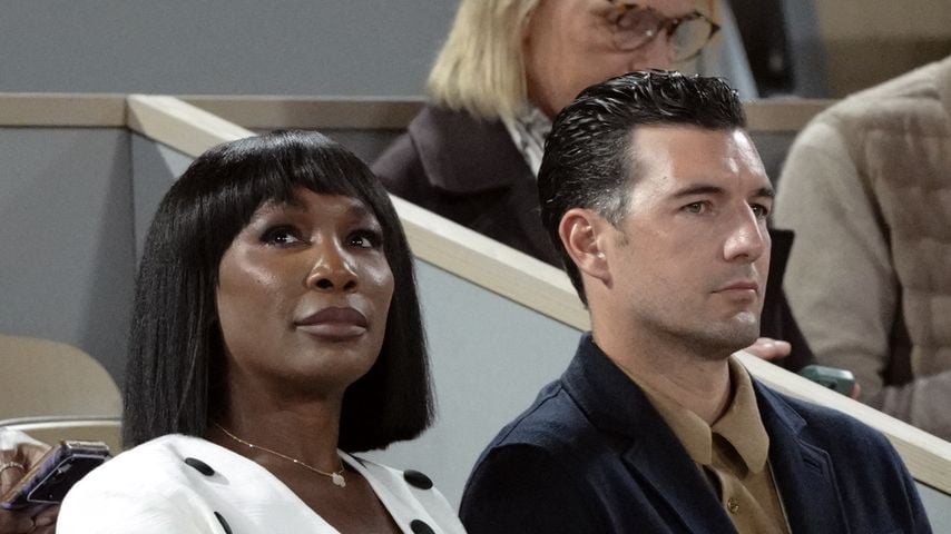 Venus Williams und Andrea Preti verfolgen das Viertelfinale der French Open in Paris