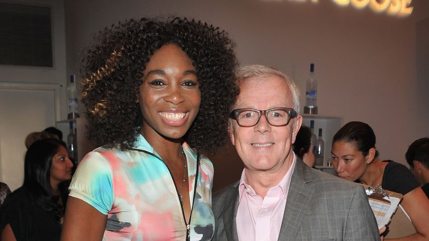 Venus Williams und John Barrett im September 2012