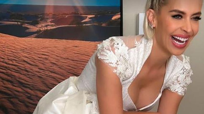 Verena Kerth an ihrem Hochzeitstag, Oktober 2023 in Las Vegas