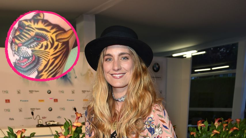Verena Ofarim hat jetzt ein XL-Tiger-Tattoo für ihre Kinder!