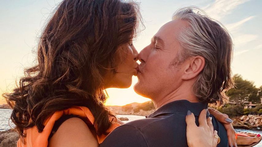 Romantik pur! Verona Pooth teilt Knutschfotos mit Franjo