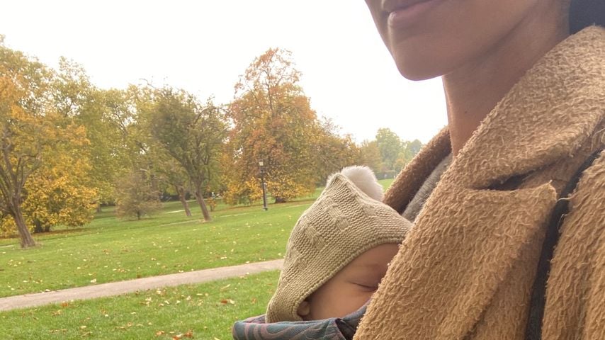 Vick Hope und ihr Sohn Micah, November 2025