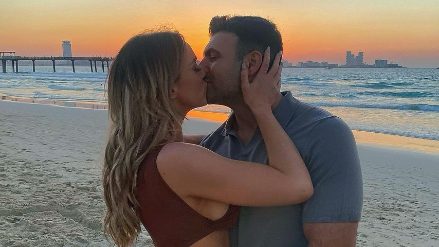 Vicky Pattison mit ihrem Freund Ercan Ramadan, Februar 2022