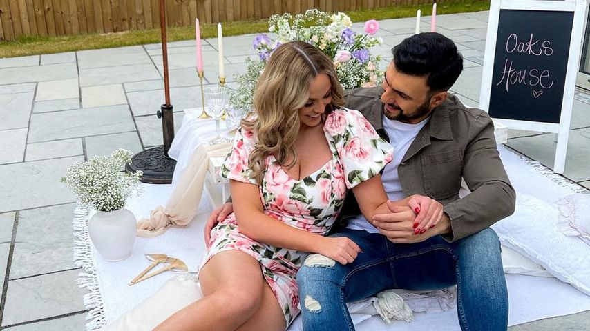 Vicky Pattison mit ihrem Partner Ercan