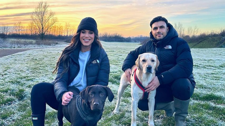 Vicky Pattison und Ercan Ramadan mit ihren Hunden