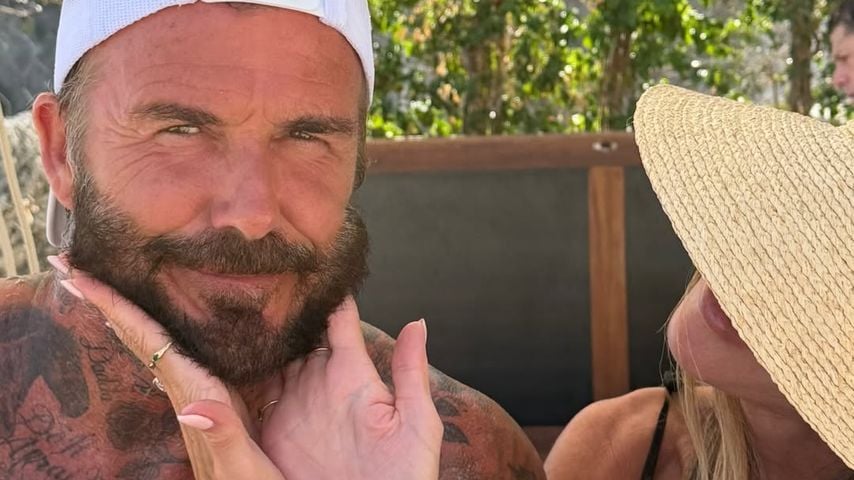 Victoria Beckham und David Beckham im Urlaub im August 2026