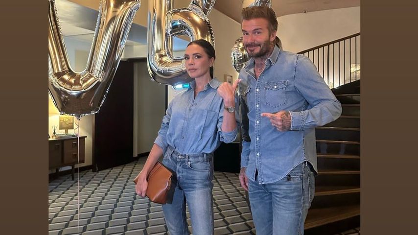 Victoria und David Beckham zeigen sich im Jeans-Partnerlook!