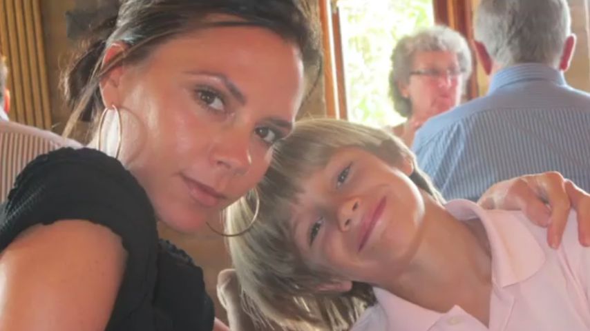 Victoria Beckham und ihr Sohn Romeo