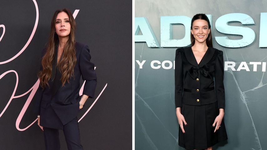 Collage: Victoria Beckham und Nicole Brydon Bloom