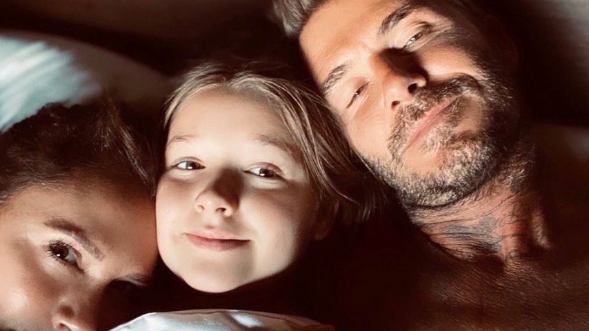 Zuckersüß: Die Beckhams teilen Kuschel-Pic aus dem Ehebett