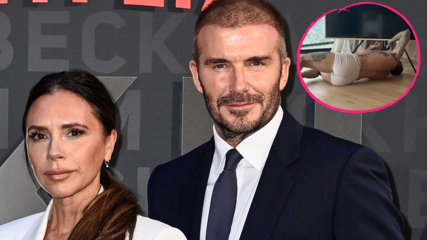 Knackig: Victoria Beckham teilt Bild von David in Unterhose