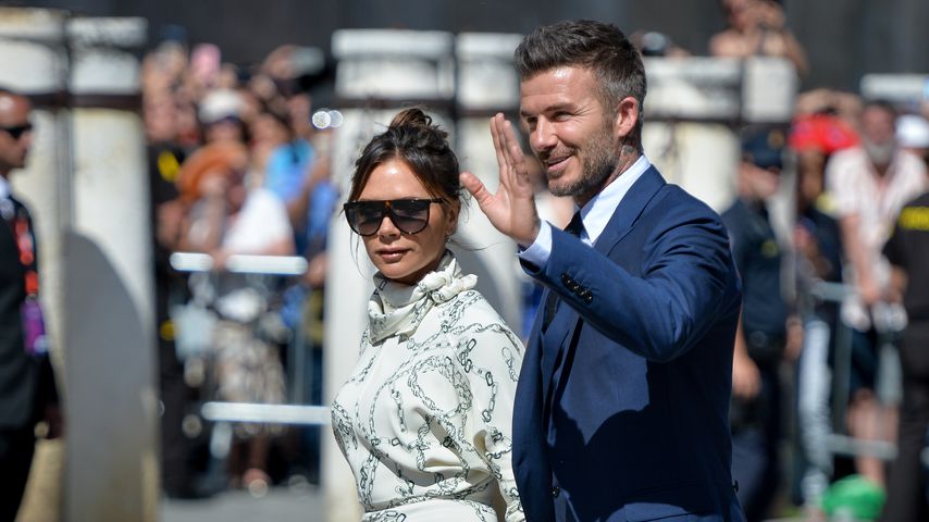 Victoria und David Beckham in Spanien