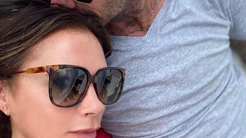 Victoria und David Beckham im August 2020