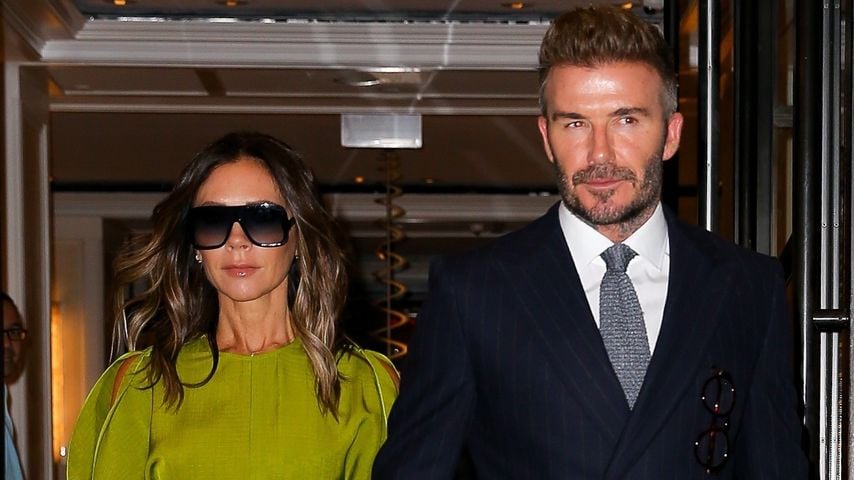 David Beckham mit seiner Frau Victoria