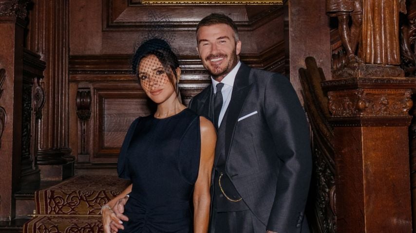 Ritterschlag-Outfit: Victoria Beckham entwarf Davids Anzug