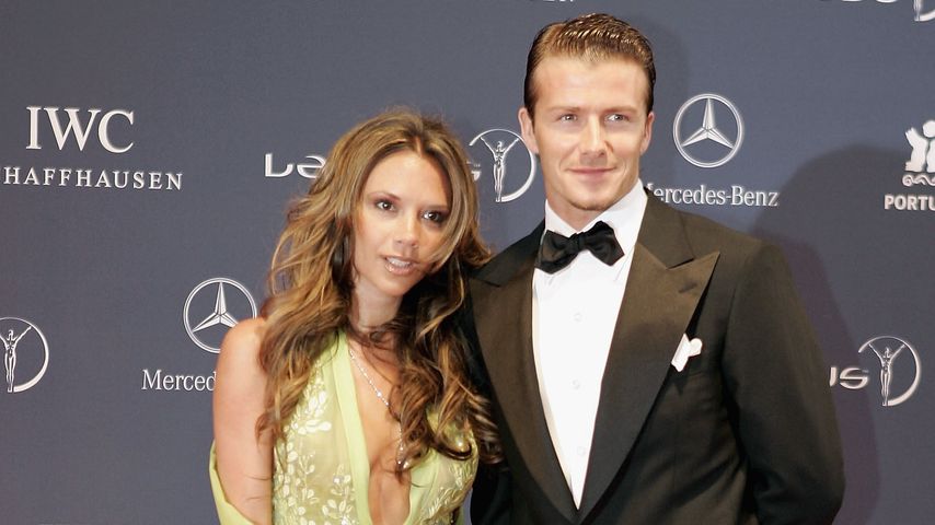 Victoria und David Beckham, Mai 2005