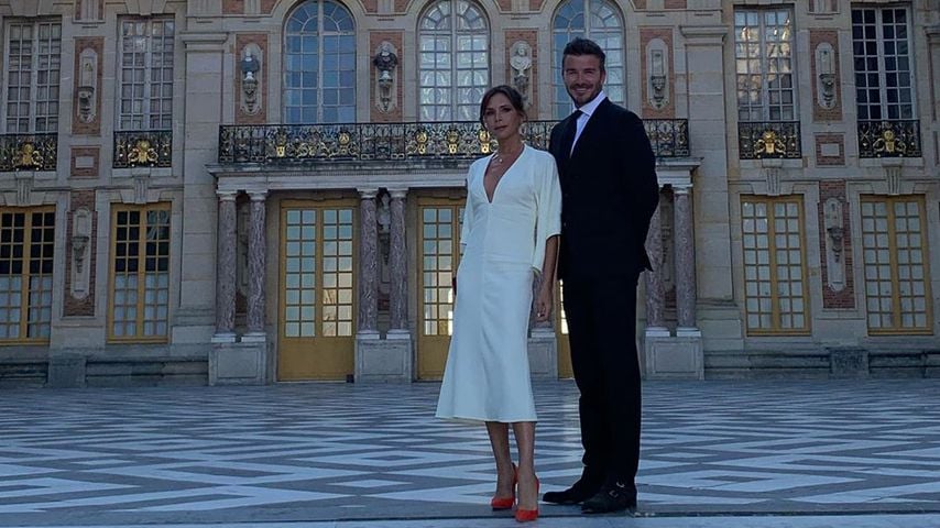 Am 20. Hochzeitstag: Beckhams besichtigen Schloss Versailles