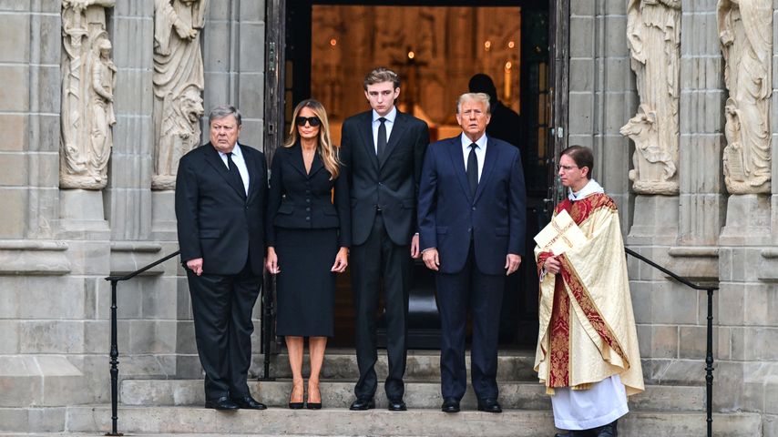 Viktor Knavs, Melania Trump, Barron Trump und Donald Trump
