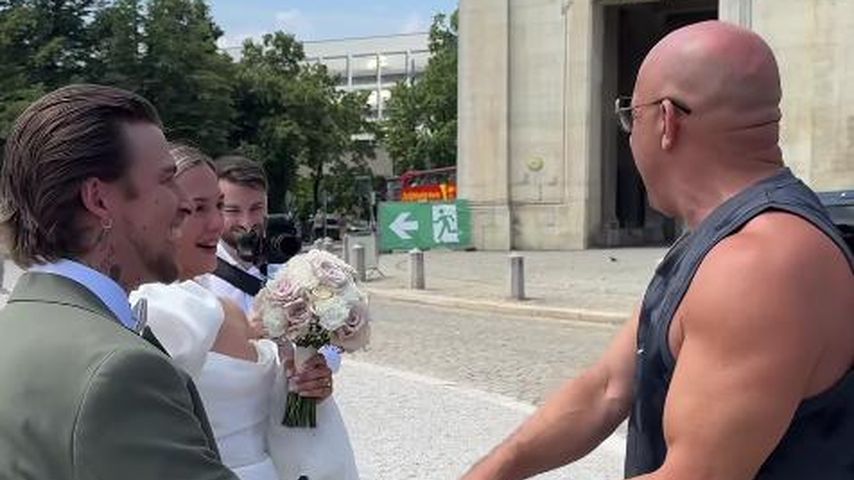 Matze Höhn und Vin Diesel in München
