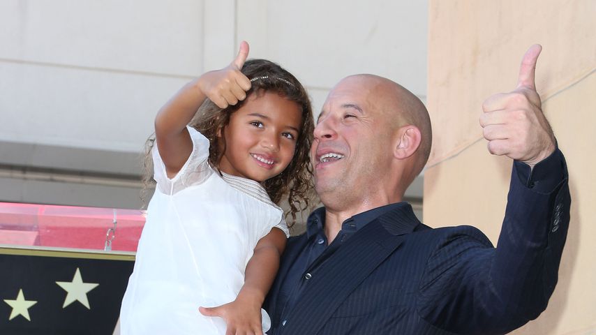 Vin Diesel und seine Tochter Hania, 2013