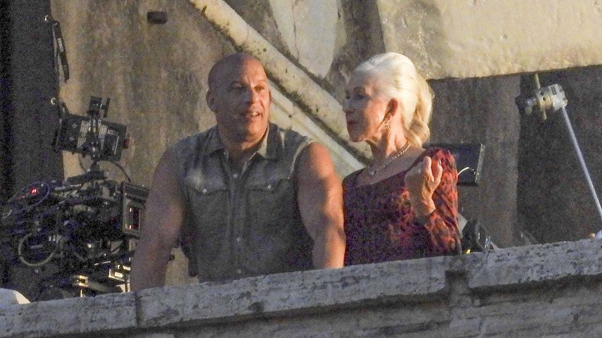Am "Fast & Furious"-Set: Vin Diesel dreht mit Helen Mirren