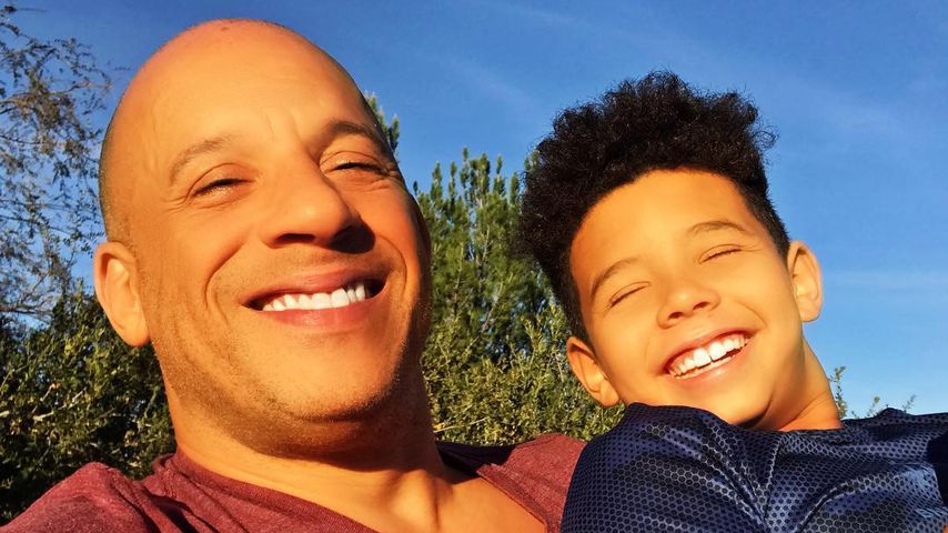 Vin Diesel und sein Sohn Vincent