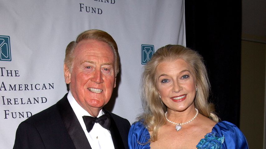 Vin und Sandra Scully, 2002 in Los Angeles