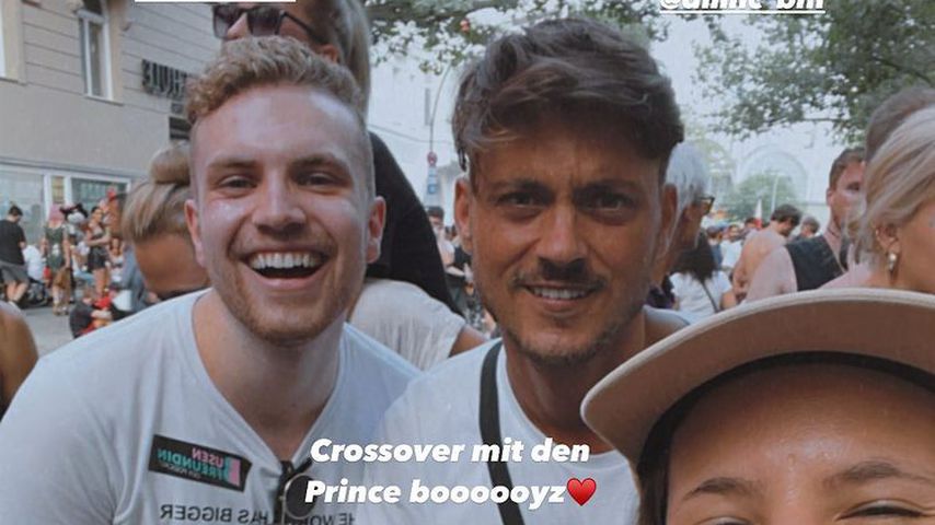 Vincent Lange, Dominic Smith, Irina Schlauch und Miri beim CSD 2021
