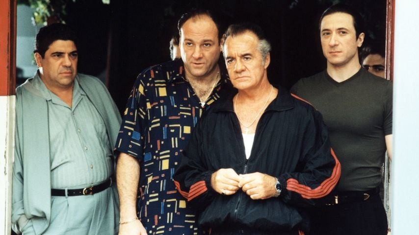 Die Hauptdarsteller aus "The Sopranos": Vincent Pastore, James Gandolfini, Tony Sirico und Federico Castelluccio