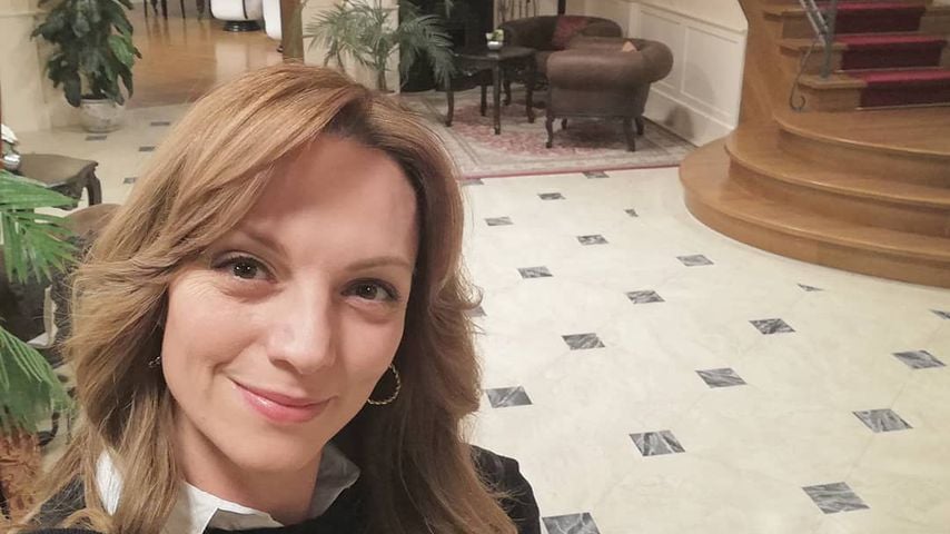 Viola Wedekind am Set von "Sturm der Liebe"