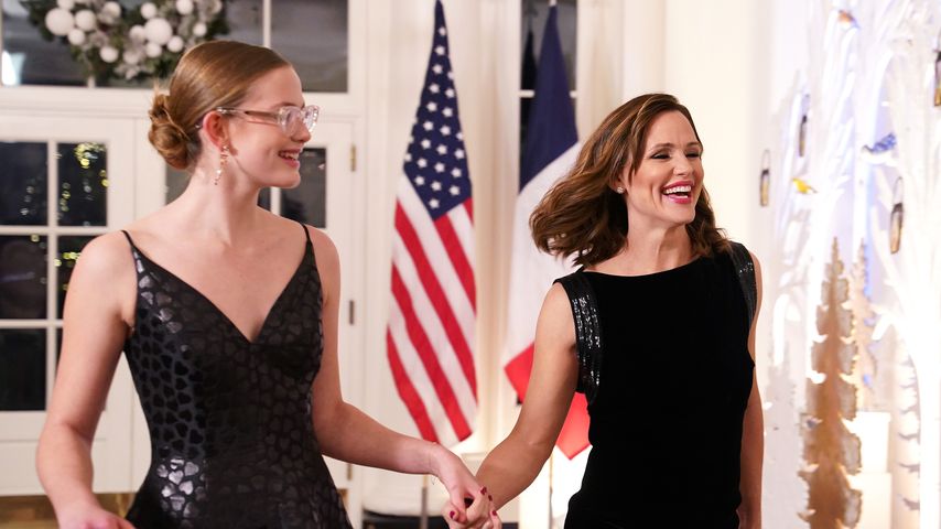 Violet Affleck und Jennifer Garner im Weißen Haus