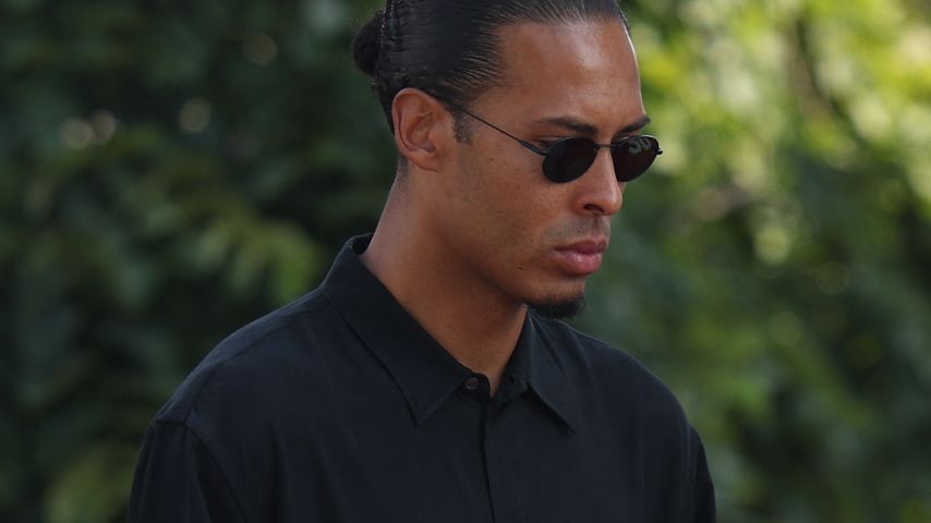 Virgil van Dijk bei der Beerdigung von Diogo Jota, Juli 2025