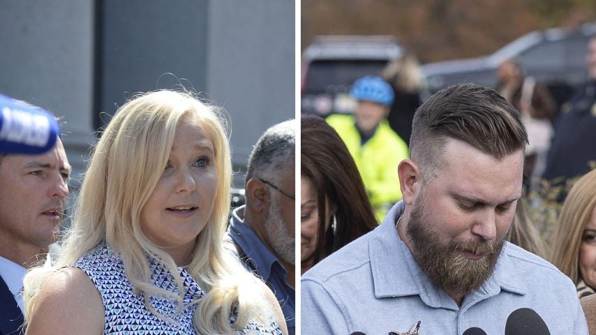 Virginia Giuffres (†) Brüder demonstrieren vor Epstein-Ranch