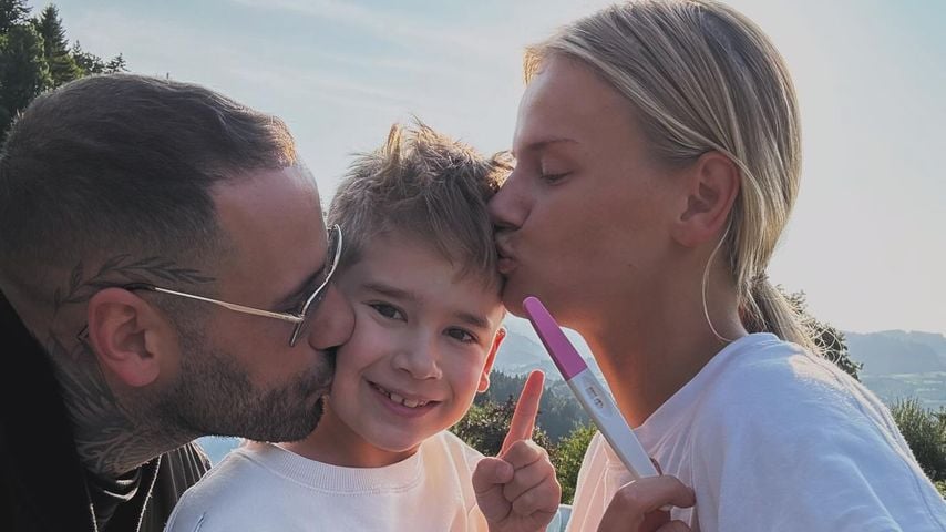 Vivian Boesveld mit ihrem Partner und ihrem Sohn Elyas, September 2025