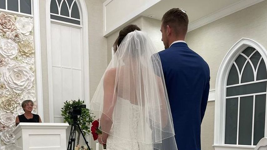 Vivien Michalla bei ihrer Hochzeit in Las Vegas, Mai 2022