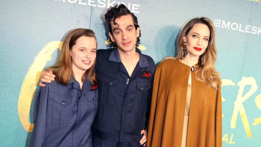 Vivienne Jolie-Pitt, Justin Levine und Angelina Jolie, 2024