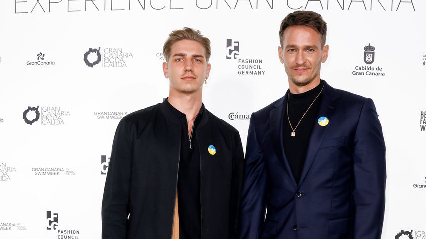 Vladimir Burlakov und Martin beim Dinner von Fashion Council Germany und Cabildo de Gran Canaria
