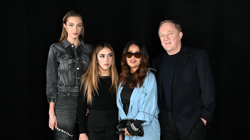 Mathilde Pinault, Valentina Paloma Pinault, Salma Hayek und François-Henri Pinault 2022