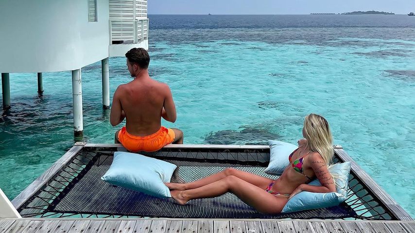Walentina Doronina und Can Kaplan im Urlaub auf den Malediven