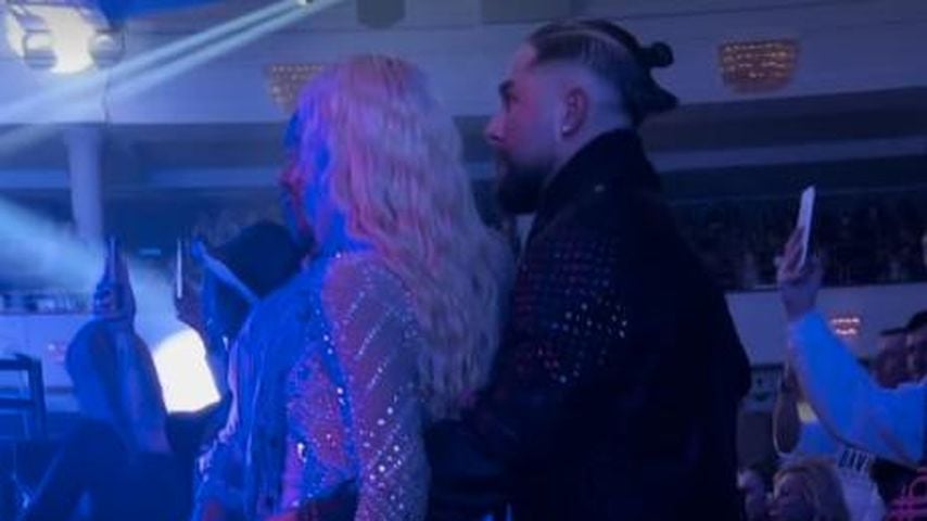 Walentina Doronina und Maurice Dziwak beim Fame Fighting-Event