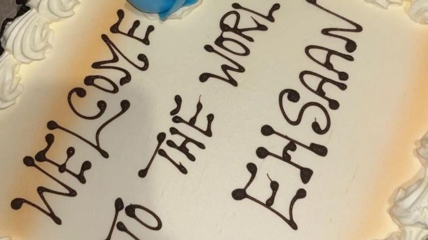 Waliyha Maliks Kuchen zur Feier der Geburt ihres Sohnes