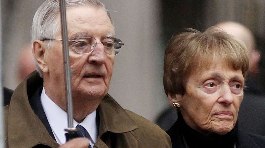 Walter Mondale, 42. Vizepräsident von Amerika mit Ehefrau Joan